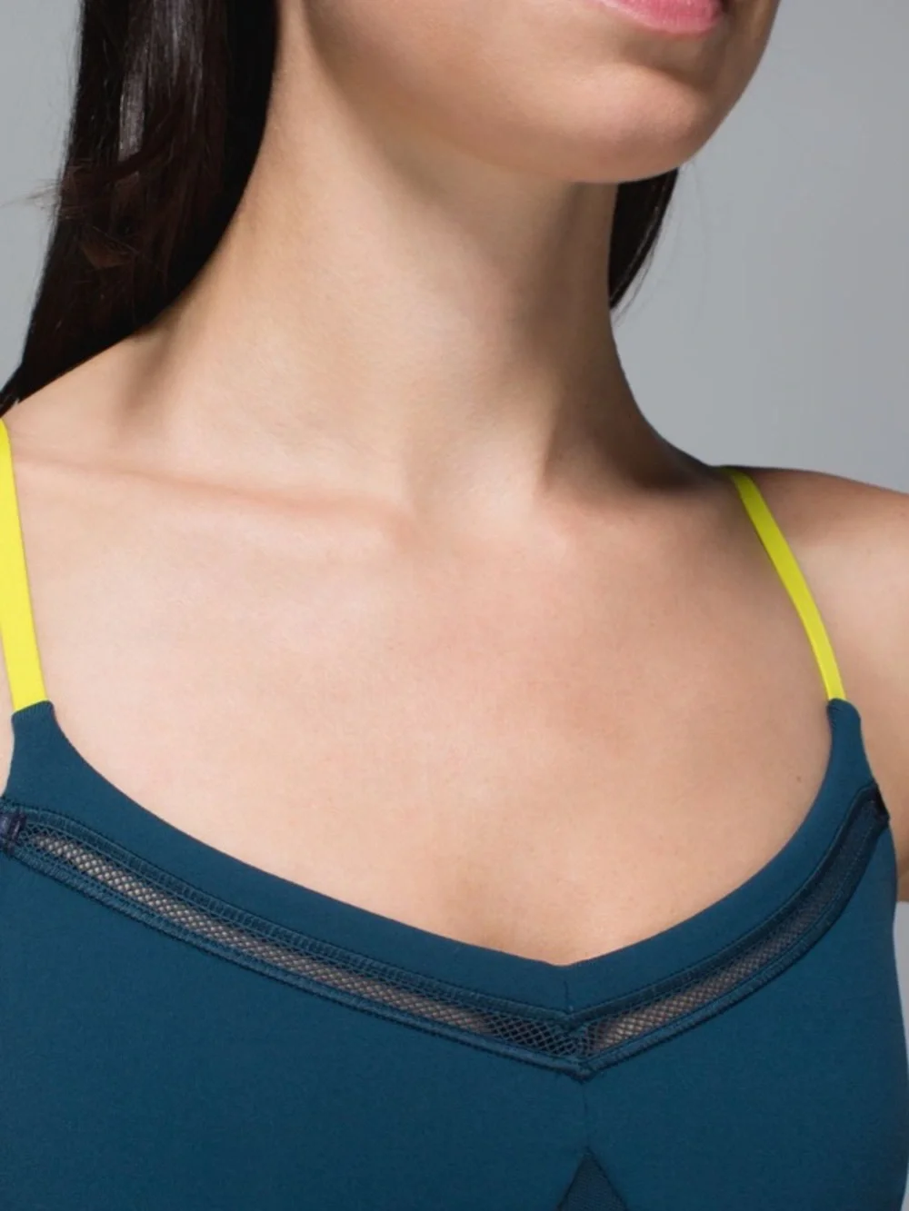 lululemon athletica Navy Dress with Yellow Straps